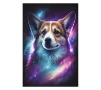 Rompecabezas Para Adultos 1000pcs(75x50cm) Rompecabezas Cosmic Corgi Portrait-5 Rompecabezas Para Adultos Juegos De Relajación Regalos Para Mujeres Es Ideal Como Regalo 1000pcs(75x50cm)