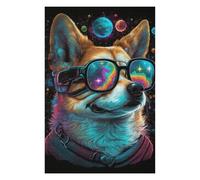 Rompecabezas Para Adultos 1000pcs(75x50cm) Rompecabezas Cosmic Corgi Sunglasses-2 Rompecabezas Para Adultos Juegos De Relajación Regalos Para Mujeres Es Ideal Como Regalo 1000pcs(75x50cm)