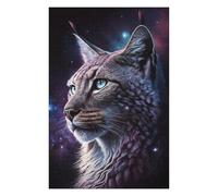 Rompecabezas Para Adultos 1000pcs(75x50cm) Rompecabezas Cosmic Lynx Portrait-8 Rompecabezas Para Adultos Juegos De Relajación Regalos Para Mujeres Es Ideal Como Regalo 1000pcs(75x50cm)