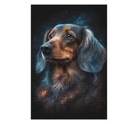 Rompecabezas Para Adultos 1000pcs(75x50cm) Rompecabezas Galactic Dachshund Portrait -4 Rompecabezas Para Adultos Juegos De Relajación Regalos Para Mujeres Es Ideal Como Regalo 1000pcs(75x50cm)