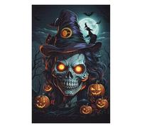 Rompecabezas Para Adultos 1000pcs(75x50cm) Rompecabezas Halloween Witch with Pumpkins-2 Rompecabezas Para Adultos Juegos De Relajación Regalos Para Mujeres Es Ideal Como Regalo 1000pcs(75x50cm)