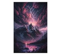 Rompecabezas Para Adultos 1000pcs(75x50cm) Thunderstorm Mountain Landscape -2 Rompecabezas Juegos Divertidos Regalo De Cumpleaños Regalos Únicos De Cumpleaños Y Navidad 1000pcs(75x50cm)