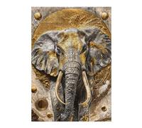 Rompecabezas Para Adultos1000pcs(38x26cm) Elephantine Elegance Rompecabezas Para Adultos Juguetes Antiestrés Una Obra De Arte Actividades Divertidas En Casa 1000pcs(38x26cm)