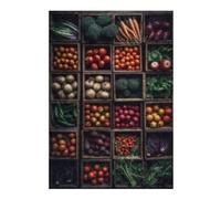 Rompecabezas Para Adultos1000pcs(38x26cm) Fresh Organic Vegetables Variety Pack Rompecabezas Para Adolescentes Juguetes De Bricolaje Una Obra De Arte Como Regalo Para Toda La Familia 1000pcs(38x26cm)