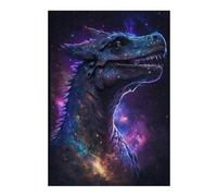 Rompecabezas Para Adultos1000pcs(38x26cm) Galactic Dragon Art Print-12 Rompecabezas Para Adultos Juguetes Antiestrés Una Obra De Arte Para Cumpleaños, Navidad 1000pcs(38x26cm)