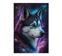 Rompecabezas Para Adultos1000pcs(38x26cm) Galactic Wolf Portrait-18 Rompecabezas Para Adolescentes Juguetes De Bricolaje Una Obra De Arte Como Regalo Para Toda La Familia 1000pcs(38x26cm)