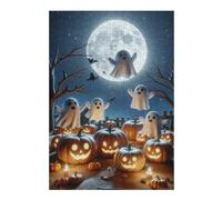 Rompecabezas Para Adultos1000pcs(38x26cm) Halloween Ghosts And Pumpkins-3 Rompecabezas Para Adolescentes Juguetes De Bricolaje Una Obra De Arte Como Regalo Para Toda La Familia 1000pcs(38x26cm)