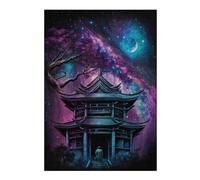 Rompecabezas Para Adultos1000pcs(38x26cm) Serene Pagoda Under Celestial Sky Rompecabezas Para Adultos Juego Familiar Análisis Y Lógica Regalos De Navidad Y Cumpleaños 1000pcs(38x26cm)