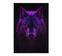 Rompecabezas Para Adultos1000pcs(38x26cm) Wolf Magenta Neon Rompecabezas Para Adolescentes Juguetes De Bricolaje Una Obra De Arte Como Regalo Para Toda La Familia 1000pcs(38x26cm)