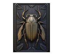 Rompecabezas Para Adultos1000pcs(52x38cm) Bug Gold Dark Deco Rompecabezas Para Adultos Juguetes Antiestrés Una Obra De Arte Actividades Divertidas En Casa 1000pcs(52x38cm)