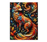 Rompecabezas Para Adultos1000pcs(52x38cm) Colorful Fox Artwork Rompecabezas Para Adolescentes Juguetes De Bricolaje Una Obra De Arte Como Regalo Para Toda La Familia 1000pcs(52x38cm)