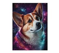 Rompecabezas Para Adultos1000pcs(52x38cm) Cosmic Corgi Portrait-9 Rompecabezas Para Adolescentes Juguetes De Bricolaje Una Obra De Arte Como Regalo Para Toda La Familia 1000pcs(52x38cm)