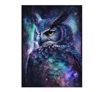 Rompecabezas Para Adultos1000pcs(52x38cm) Cosmic Owl Art Print-1 Rompecabezas Para Adolescentes Juguetes De Bricolaje Una Obra De Arte Como Regalo Para Toda La Familia 1000pcs(52x38cm)