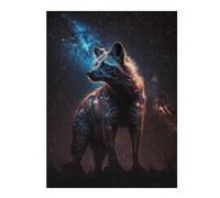 Rompecabezas Para Adultos1000pcs(52x38cm) Cosmic Wolf Art Print-9 Rompecabezas Para Adultos Juego Familiar Análisis Y Lógica Regalos De Navidad Y Cumpleaños 1000pcs(52x38cm)