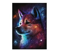 Rompecabezas Para Adultos1000pcs(52x38cm) Cosmic Wolf Art Print Rompecabezas Para Adolescentes Juguetes De Bricolaje Una Obra De Arte Como Regalo Para Toda La Familia 1000pcs(52x38cm)