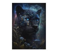 Rompecabezas Para Adultos1000pcs(52x38cm) Enchanted Panther Portrait Rompecabezas Para Adultos Juego Familiar Análisis Y Lógica Regalos De Navidad Y Cumpleaños 1000pcs(52x38cm)
