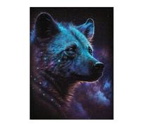 Rompecabezas Para Adultos1000pcs(52x38cm) Galactic Wolf Portrait -23 Rompecabezas Para Adultos Juguetes Antiestrés Una Obra De Arte Actividades Divertidas En Casa 1000pcs(52x38cm)