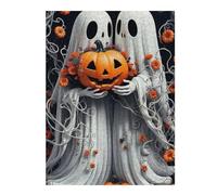 Rompecabezas Para Adultos1000pcs(52x38cm) Halloween Ghosts with Pumpkins Rompecabezas Para Adultos Juguetes Antiestrés Una Obra De Arte Actividades Divertidas En Casa 1000pcs(52x38cm)