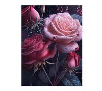 Rompecabezas Para Adultos1000pcs(52x38cm) Raindrops on Roses Rompecabezas Para Adolescentes Juguetes De Bricolaje Una Obra De Arte Como Regalo Para Toda La Familia 1000pcs(52x38cm)