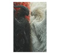 Rompecabezas Para Adultos1000pcs(75x50cm) Angel Vs Devil Fantasy Artwork Rompecabezas Para Adolescentes Juguetes De Bricolaje Una Obra De Arte Como Regalo Para Toda La Familia 1000pcs(75x50cm)