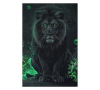 Rompecabezas Para Adultos1000pcs(75x50cm) Black Lion The Ultimate Protector Rompecabezas Para Adultos Juguetes Antiestrés Una Obra De Arte Actividades Divertidas En Casa 1000pcs(75x50cm)