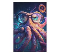 Rompecabezas Para Adultos1000pcs(75x50cm) Colorful Octopus Art Print-5 Rompecabezas Para Adolescentes Juguetes De Bricolaje Una Obra De Arte Como Regalo Para Toda La Familia 1000pcs(75x50cm)
