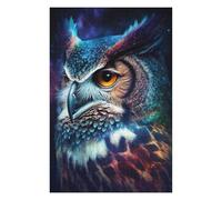 Rompecabezas Para Adultos1000pcs(75x50cm) Cosmic Owl Portrait Rompecabezas Para Adolescentes Juguetes De Bricolaje Una Obra De Arte Como Regalo Para Toda La Familia 1000pcs(75x50cm)