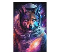Rompecabezas Para Adultos1000pcs(75x50cm) Cosmic Wolf Astronaut Art Print-5 Rompecabezas Para Adolescentes Juguetes De Bricolaje Una Obra De Arte Como Regalo Para Toda La Familia 1000pcs(75x50cm)