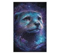 Rompecabezas Para Adultos1000pcs(75x50cm) Magical Otter Fantasy Artwork Rompecabezas Para Adultos Juguetes Antiestrés Una Obra De Arte Actividades Divertidas En Casa 1000pcs(75x50cm)