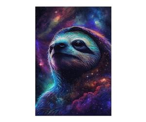 Rompecabezas1000pcs(38x26cm) Cosmic Sloth Portrait-17 Rompecabezas Para Adultos Juegos Relajantes Vacaciones En Casa Matar El Tiempo Regalos Únicos Para Cumpleaños Y Navidad 1000pcs(38x26cm)