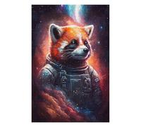 Rompecabezas1000pcs(75x50cm) Cosmic Red Panda Astronaut-1 Rompecabezas Para Adultos Juegos Relajantes Vacaciones En Casa Matar El Tiempo Regalos Únicos Para Cumpleaños Y Navidad 1000pcs(75x50cm)