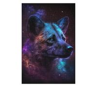 Rompecabezas1000pcs(75x50cm) Cosmic Wolf Portrait Print-2 Rompecabezas Para Adultos Juegos Relajantes Vacaciones En Casa Matar El Tiempo Regalos Únicos Para Cumpleaños Y Navidad 1000pcs(75x50cm)