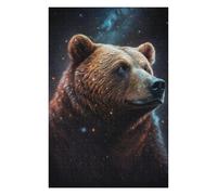 Rompecabezas1000pcs(75x50cm) Galactic Bear Portrait -3 Rompecabezas Para Adultos Juegos Relajantes Vacaciones En Casa Matar El Tiempo Regalos Únicos Para Cumpleaños Y Navidad 1000pcs(75x50cm)
