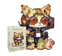 rompecabezs De Madera De Gato - Juguete Divertido De Puzle Con Forma De Animal, Rompecabezass desafiant De Gato Con Auriculares, Adultos, Hombres Mujeres, Familia Y , Decoration