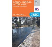 Explorer 131 Romsey, Andover & Test Valley Map With Digital Version, Orange One Size