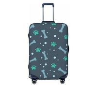 RoMuka Cactus. Elastic Luggage Compartment Protective Cover Luggage Cover Protector Suitable For Luggage Of 18-32 Inches, Bones And Dog Claws, S