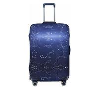 RoMuka Elastic Protective Cover for 18-32 Inch Luggage Compartment, Group of Stars in the Night Sky, XL