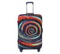 RoMuka Elastic Protective Cover for 18-32 Inch Luggage Compartment, Space Cosmic Spiral, S