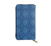 RoMuka Leopard Skin Animal Leather Long Handheld Wallet Card Bag For Credit Card Cash Coin Storage, Black, One Size, Black, One Size