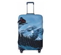 RoMuka Space Spiral Cosmic Energy Elastic Luggage Compartment Protective Cover Luggage Cover Protector Suitable For Luggage Of 18-32 Inches, Snowboarding, L