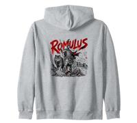 Romulus Founder Of Rome Mythology Warrior Zip Hoodie