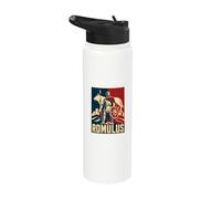 Romulus Legendary Founder of Ancient Rome Stainless Steel Insulated Water Bottle