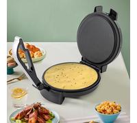 ROMYIX 1200W 10 Inch Non-Stick Chapati Tortilla,Electric Chapati Maker Tortilla Press Pataconera Perfect for Your Home or Restauran