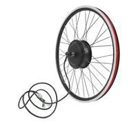 ROMYIX 24'' Electronic Bike Conversion Kit 500W Brushless Motor Hub Control E-Bike Conversion Kit Front Wheels Speed Controller With LCD Display