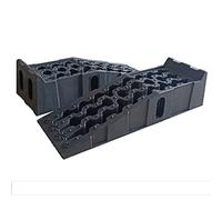 ROMYIX Car Ramps 16000 Lbs Capacity,Black Drive-On Car Ramp Plastic Ramps Extra Wide,7Tonne Capacity Per Pair