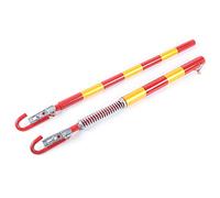 ROMYIX Car Safety Tow Bbar 3T Recovery Tow Ball Towing Bar Spring Damper Pole Stabilizer,Tow Rope, 2 Pieces.