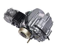 ROMYIX Dirt Bike Engine,125CC Motorbike 4-Stroke CDI Motor Engine Pit Dirt Bike ATV Quad Kit Air-Cooled Clutch Engine Starter Complete Kit