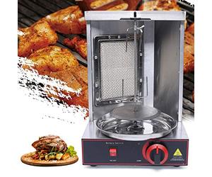 ROMYIX Electric Rotisserie Grill,360° Rotisserie Smokeless Grill,LPG Kebab Master Vertical Grill 0-300℃/32-572°F,2000W"