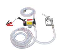 ROMYIX Fuel Transfer Pump 12V 200W Electric Diesel Transfer Pump 45L/min (9.9GPM), Self Priming Fuel Transfer Extractor Pump with 16.4ft Suction & 32.8ft Lift - For Agricultural Machinery, Boats, RVs