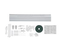 ROMYIX Motorized Track for Curtains With Remote Control, 2 to 4 meters, Motor Wifi compatible with Al,exa, Go,ogle Home, Smartphone App, Smart Home, Electric Curtain Tracks, Motorized Curtain Rods